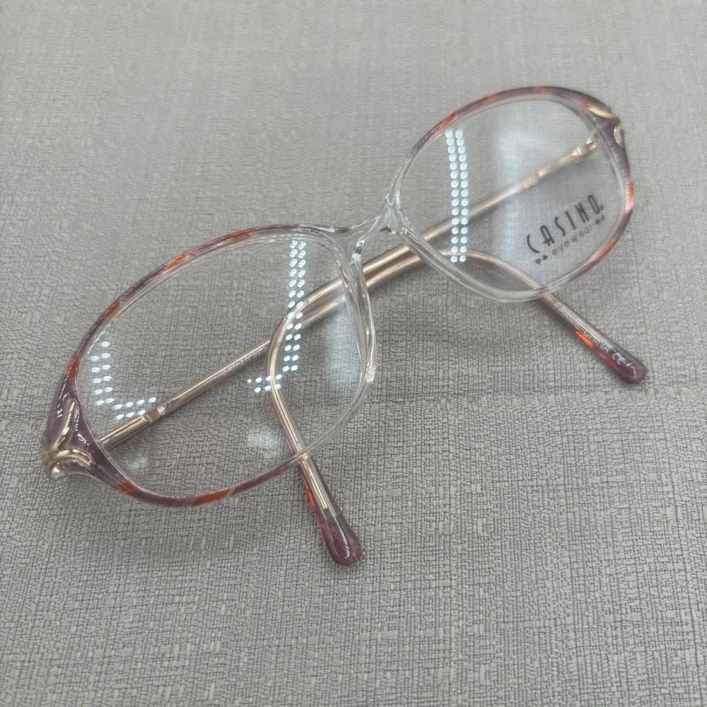 Casino Eyewear Heather Glasses Women 53-13-130 New Vintage Aesthetic